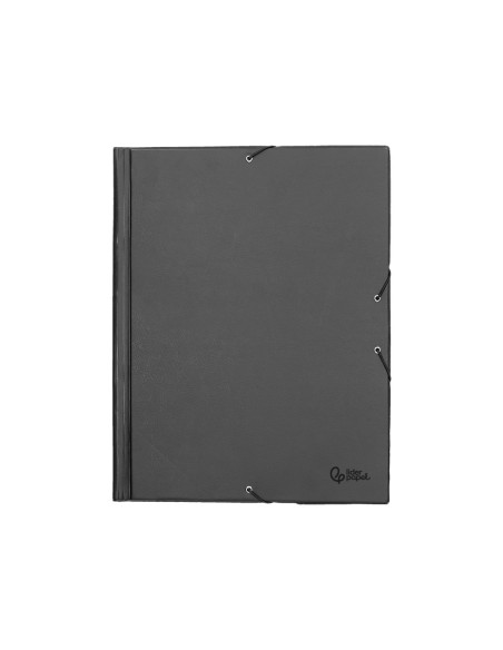 CARPETA GOMAS LIDERPAPEL FL PVC 3 SOLAPAS NG.