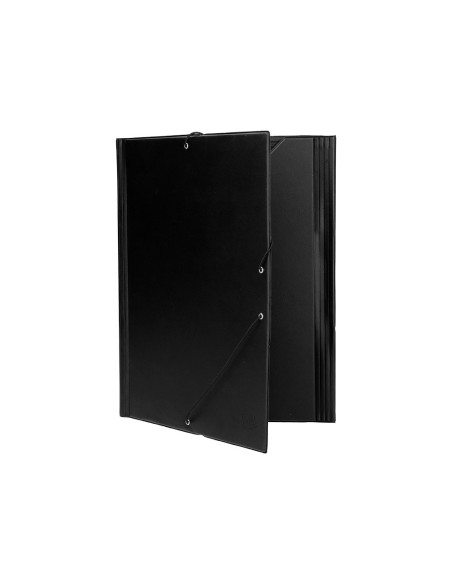 CARPETA GOMAS LIDERPAPEL FL PVC 3 SOLAPAS NG.