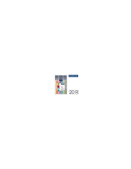 ROTULADOR STAEDTLER TRIPLUS ESTUCHE 20 COL.