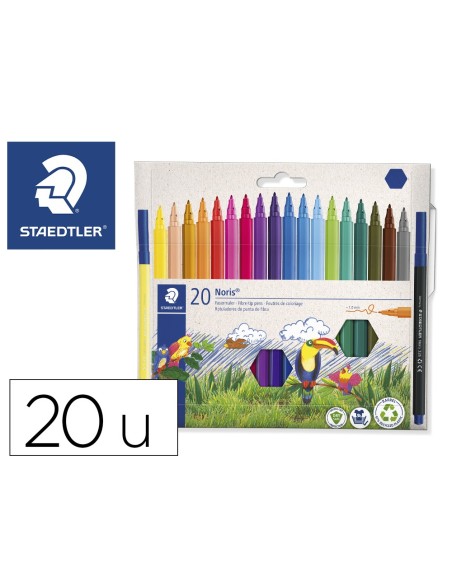 ROTULADOR STAEDTLER NORIS CLUBESTUCHE 20 COL.