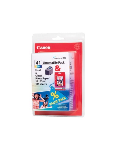 0617B001 CARTUCHO CANON CL-41 TRICOLOR 308 PG.