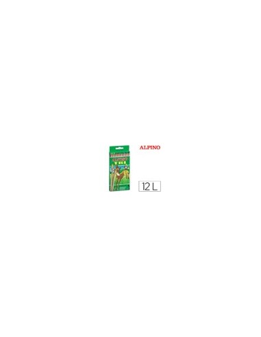 LAPICES COL.ALPINO TRI ESTUCHE 12 COL.SURT.