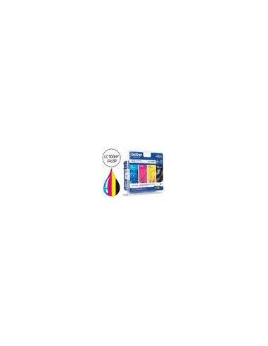 LC-1100HYVALBP CARTUCHO BROTHER RAINBOW PK. ALTA CAP. 900 PG.