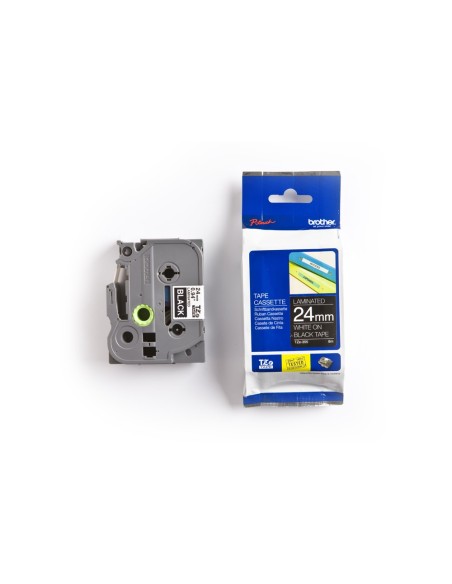 TZE-355 CINTA BROTHER NG./BL. 24MMX8MT.