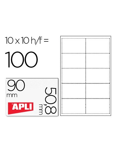 TARJETA VISITA APLI MICROPERFORADA 200 GRS ACABADO MATE 90X50,8 MMIMP