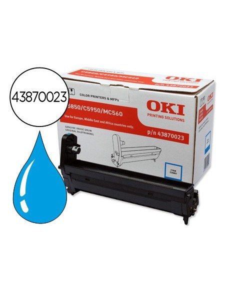 43870023 TAMBOR OKI C5850/C5950 CIAN 20000 PG.