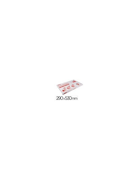 FORRALIBRO PVC C/SOLAPA AJUSTABLE ADH.296X530 MM