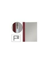 CARPETA DOSSIER FASTENER PVC ESSELTE FL.BURDEOS 2