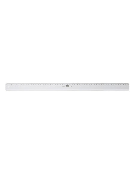 REGLA MOR 50 CM PLASTICO TPTE.