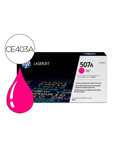 CE403A TONER HP Nº 507A MAG. 6000 PG.