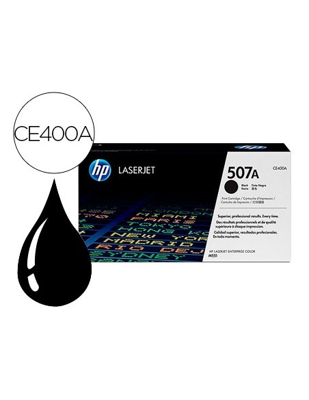 CE400A TONER HP Nº 507A NG. 5500 PG.