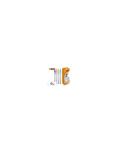 BOLIGRAFO BIC CRISTAL LARGE FASHION CAJAS 20 UNIDADES COL.ES SURTIDOS