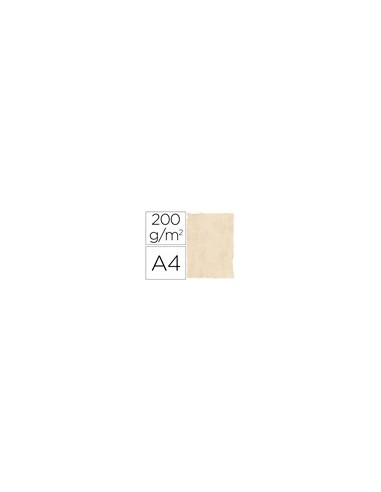 PAPEL PERGAMINO DIN A4 200 GR COLOR MARMOL BEIGE PAQUETE DE 25 HOJAS