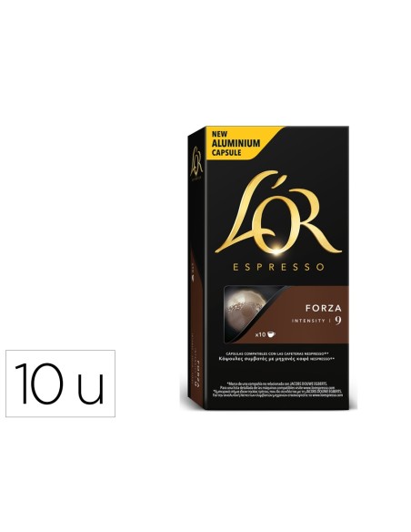 CAFE MARCILLA L AROME ESPRESSO FORZA FUERZA 9 CAJA DE 10 UNIDADES COM