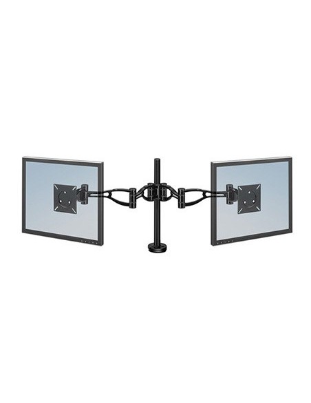 BRAZO MONITOR PLANO DOBLE FELLOWES FLEXIBLE PANTALLAS 10 KG