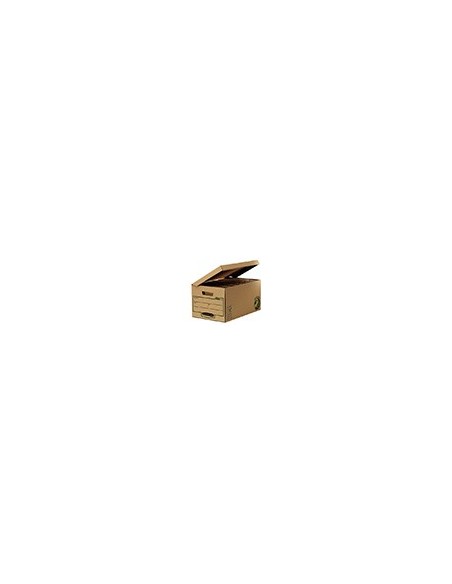 CAJON FELLOWES CARTON RECICLADO CAP. ARCHIVADORES 6UD. 80MM