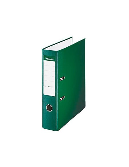 ARCHIVADOR PALANCA ESSELTE FL CARTON FORRADO PVC RADO LOMO 75MM VE.