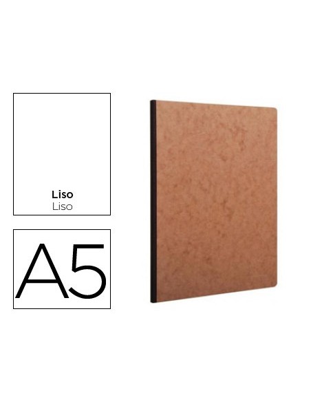 CUADERNO COSIDO AGE-BAG A5 T.CARTON LISO 96H. 90GR. HAVANA