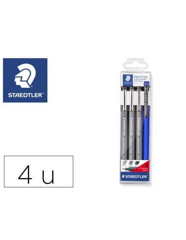 ROTULADOR STAEDTLER MICRO NG.BOLSA 3UD.0,2 -0,4- 0,8MM+PORTAMINAS 777