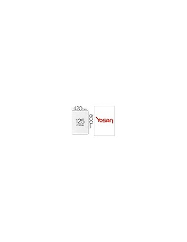 BOLSA PLASTIFICAR YOSAN BRILLO 420 X 600MM 125 MC DIN A2 CAJA 100UD