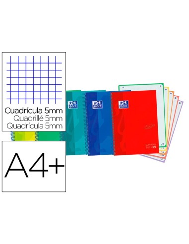 CUADERNO ESP.OXFORD EBOOK 5 T.EXTRA A4+ 120H. 5MM SURTTOUCH