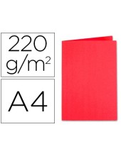 SUBCARPETA A4 220 GR. EXACOMPTA ROJO
