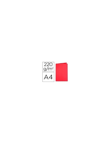 SUBCARPETA A4 220 GR. EXACOMPTA ROJO