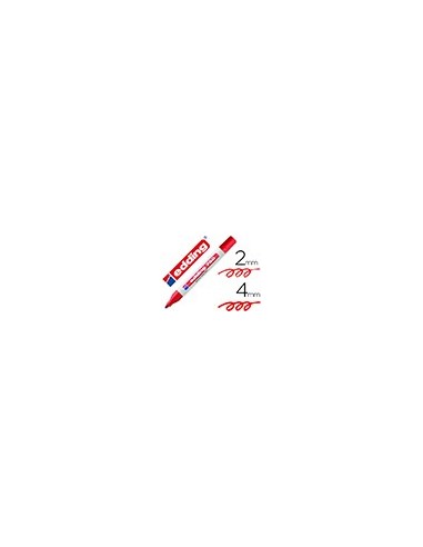 ROTULADOR EDDING PUNTA FIBRA 750 ROJO PUNTA REDONDA 3,5 MM