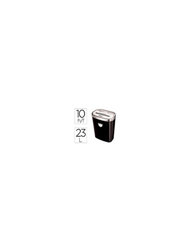DESTRUCTORA FELLOWES 53C CORTE 10 H.DESTRUYE GRAPAS TARJETAS CD