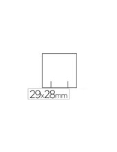 ETIQUETAS ADH. METO 9112782 TROQUELADA 29X28MM BL. 700UD. 2