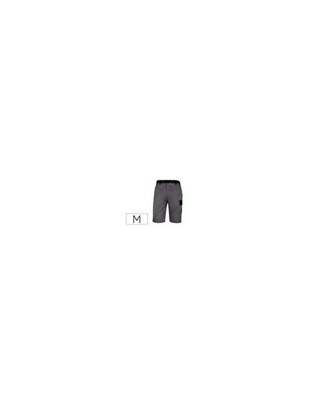 BERMUDA TRABAJO DELTAPLUS CINTURA AJUST.5 BOLS.COL.GRIS VERDE TALLA M
