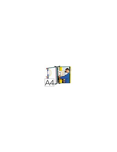 PORTACATALOGO PARED METALICO TARIFOLD 10 FUNDAS DIN-A4 COL.SURT.