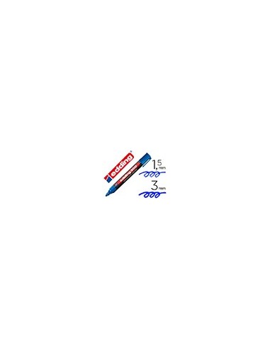 ROTULADOR EDDING MARCADOR PERM 300 AZUL PUNTA RED.1.5 MM