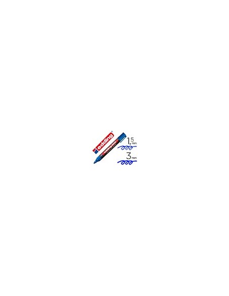 ROTULADOR EDDING MARCADOR PERM 300 AZUL PUNTA RED.1.5 MM