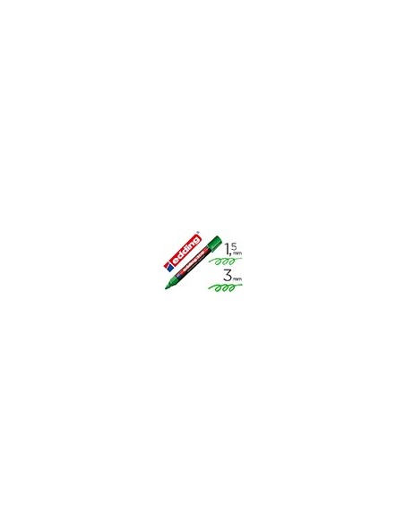 ROTULADOR EDDING MARCADOR PERM 300 VERDE PUNTA RED.1.5 MM