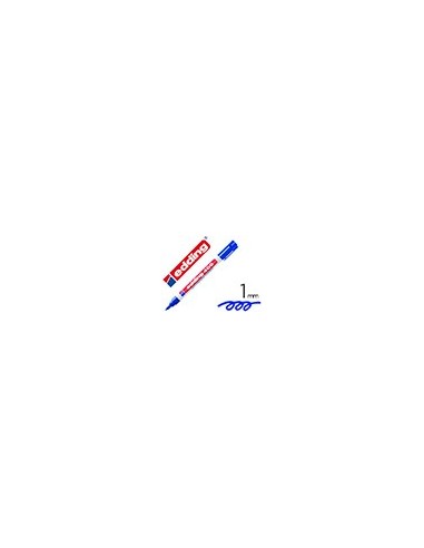 ROTULADOR EDDING MARCADOR PERMANENTE 400 AZUL PUNTA REDONDA 1 MM REC