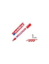 ROTULADOR EDDING MARCADOR PERMANENTE 400 ROJO PUNTA REDONDA 1 MM 2