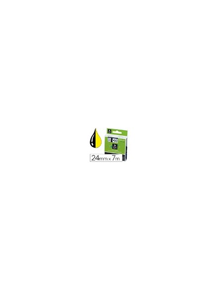 CINTA DYMO 53718 24MMX7MT NG./AM. D1