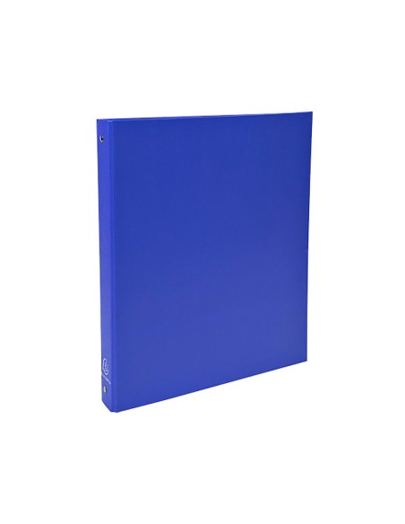 CARPETA 4 ANILLAS 40 M REDONDAS EXACOMPTA DIN A4 CARTON FORR AZUL