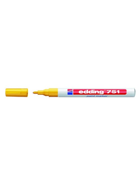 ROTULADOR EDDING PUNTA FIBRA 751 AMARILLO PUNTA REDONDA 1,5 MM
