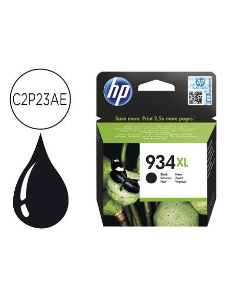 C2P23AE CARTUCHO HP Nº 934XL NG. 1000 PG.