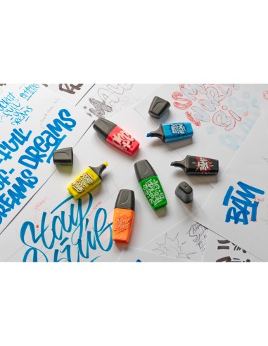 ROTULADOR STABILO BOSS MINI FLUOR.BY SNOOZE ONE  3 UD.SURT.