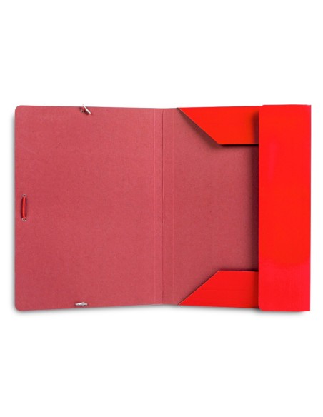 CARPETA  GOMAS 3 SOLAPAS CARTON PLAST.800GR.A3 SURT.