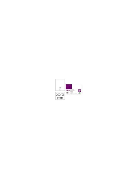 FICHA LISA N.4 125X200 MM PAQUETE 100