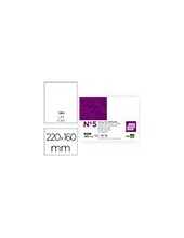 FICHA LISA N.5 160X220 MM PAQUETE 100 2