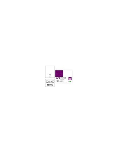 FICHA LISA N.5 160X220 MM PAQUETE 100