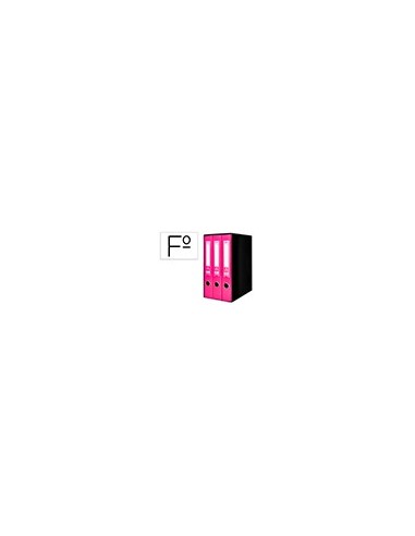 MODULO  3 ARCHIVADORES FL. 2AN.MECANISMO PALANCA 52MM ROSA