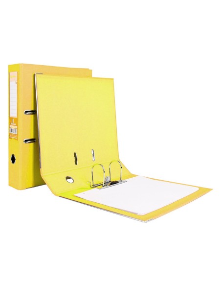 ARCH.PAL.LIDERPAPEL C.FORRADO FL.AMARILLO C/RADO