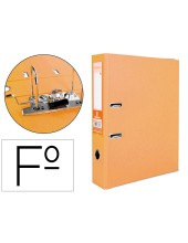 ARCHIVADOR PALANCA LIDERPAPEL FL FORRADO PVC RADO LOMO 75MM NJ.