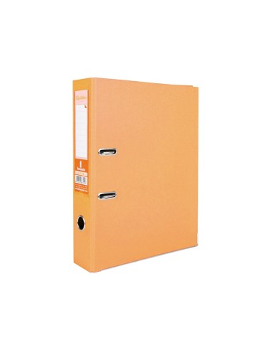 ARCHIVADOR PALANCA LIDERPAPEL FL FORRADO PVC RADO LOMO 75MM NJ.